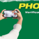 Image of cleaner taking a photo for photo verification of service quality